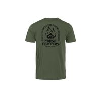 HORSEFEATHERS Funkčné tričko Reckless - thyme GREEN velikost M