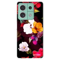 Silikónový prehľadný obal pre Xiaomi Redmi Note 13 5G - Flowers and Berries