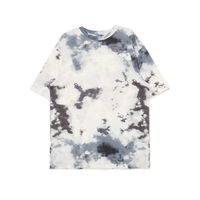 Cropp - Majica kratkih rukava s tie-dye uzorkom - bljedoplavo