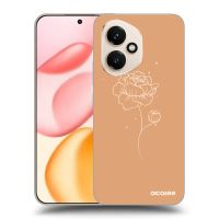 Silikónový prehľadný obal pre Honor 400 5G - Peonies