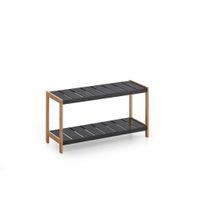 MID.YOU REGÁL NA TOPÁNKY, čierna, 70/36/26 cm