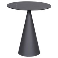 Dieter Knoll PRÍRUČNÝ STOLÍK, antracitová, čierna