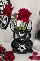 Vase oder Deko - KILLSTAR -Evil Bunny  - Schwarz