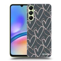 Silikónový čierny obal pre Samsung Galaxy A05s A057G - Veľa lásky