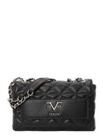 19V69 ITALIA Torba preko ramena 'Gaia Silver'  crna