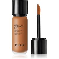 KIKO Milano Full Coverage 2-In-1 Foundation und Korrektor 2 in 1 Farbton 145 Neutral 25 ml