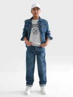 Big Star Man's Loose Trousers Denim 190098  Denim-482