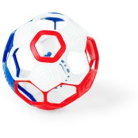 Oball Rattle Goals™ senzorická loptička Red, White & Blue 0m+ 1 ks