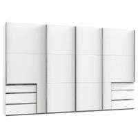 MID.YOU ŠAT. SKRIŇA S POSUV. DVERAMI, biela, 350/216/65 cm