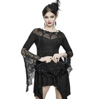 DEVIL FASHION- Damenkleid - Morticia Gothic Knitted L-XXL