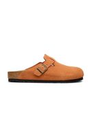 Birkenstock papuci mocasini bărbați din piele întoarsă Boston