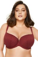 Vyztužená podprsenka Gorteks Juno/B4 Bordó 70D