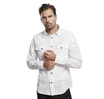 majica moški BRANDIT - Men Shirt Slim Weiss L