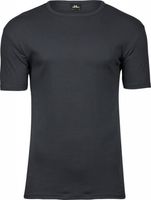 Tee Jays Vysokogramážové pevné pánské slim-fit triko Interlock 220 g/m Barva: šedá tmavá, Velikost: L TJ520