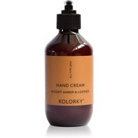 Kolorky Hand Cream Kätekreem Woody Amber & Leather 270 ml