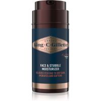 Gillette King C. Face & Stubble Moisturizer хидратиращ крем за лице и брада за мъже 100 мл.