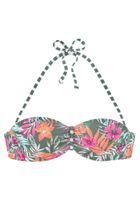 VENICE BEACH Bikini gornji dio  pastelno zelena / narančasta / roza / bijela