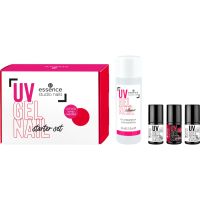 essence studio nails UV GEL NAIL Set mit Nagellacken Verwendung mit einer UV/LED-Lampe 4 St.