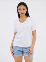 White Women's T-Shirt Pieces Fawna - Women