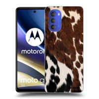 Silikónový čierny obal pre Motorola Moto G51 - Rust