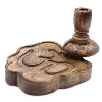 Ancient Wisdom AWG Drveni stalak za mirisne češere "Flowing smoke" Small OM