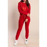 Moderan Sportski Komplet Tinsely, Crvena