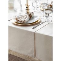 X-Mas BĚHOUN NA STŮL, 50/150 cm, bílá