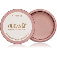 Attitude Oceanly Plastic Free Makeup cienie do powiek w kremie z brokatem odcień Pretty in pink 5 ml