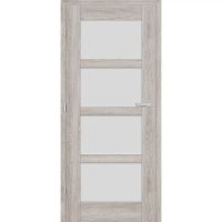Interiérové dveře Juka 4 -  Dub šedý Greko, 80/197 cm, P