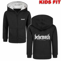 METAL-KIDS - Kinder Kapuzenjacke - Behemoth - (Logo) - Schwarz/Weiß 164
