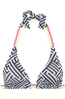 BUFFALO Bikini gornji dio  neonsko zelena / roza / crna / bijela