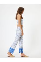 Koton X Melis Ağazat - Floral Trousers with Pockets