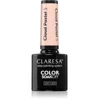 Claresa SoakOff UV/LED Color Cloud Pastel hybrydowy lakier do paznokci z użyciem lampy UV / LED odcień 5 5 g