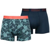 Puma PRINT BOXER 2P Мъжки боксерки, синьо, размер