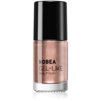 NOBEA Metal Gel-like Nail Polish βερνίκι νυχιών για τζελ αποτέλεσμα απόχρωση Brass N#76 6 ml