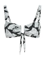 Karl Lagerfeld Bikini gornji dio  siva / crna