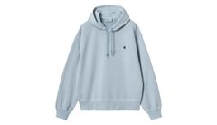 Carhartt WIP W' Hooded Nelson Sweatshirt Dusty Ice Dámske - Mikiny a mikiny s kapucou Carhartt WIP - Modrá - I032741_2BS_GD-XS - Size: XS