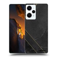 Silikónový čierny obal pre Xiaomi Poco F5 - Black tile