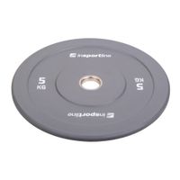 Gumový kotouč inSPORTline Bumper Plate Go 5 kg 50 mm