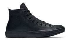 Converse Chuck Taylor All Star Mono Leather Unisex - Tenisky Converse - Čierna - 135251C-4UK - Size: 4