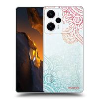 Silikónový prehľadný obal pre Xiaomi Poco F5 - Kvetinový vzor