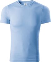 PICCOLIO® Unisex tričko Paint v lehčí gramáži 150 g/m bez bočních švů Barva: Nebesky modrá, Velikost: XL