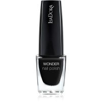 IsaDora Wonder Nail Polish gyorsan száradó körömlakk árnyalat 139 Black Laquer 6 ml