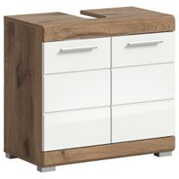 MID.YOU SKRINKA POD UMÝVADLO, biela s vysokým leskom, 60/56/34 cm