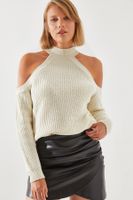 Bianco Lucci Women's Knitted Blouse