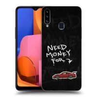 Silikónový čierny obal pre Samsung Galaxy A20s - Track Mode