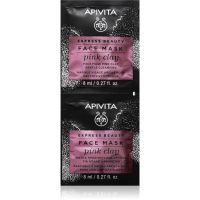 Apivita Express Beauty Pink Clay почистваща маска 8 мл.