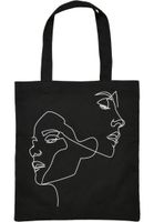 Black canvas bag One Line