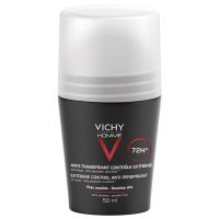 Vichy Homme Deodorant antiperspirant roll-on protiv pretjeranog znojenja 72h 50 ml