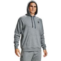 Bluza Under Armour Rival Fleece Hoodie Pitch Gray Light Heather XXL